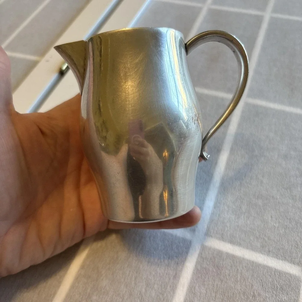 Vintage Oneida Silversmiths Silverplate Creamer Medieval Renfest Renfaire Decor